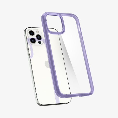ACS01618 - iPhone 12 Pro Max Case Ultra Hybrid in crystal clear showing the back